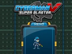 Igra Kiberčlovek proti Super Blasterju spletu