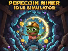 Igra Simulator rudarja Pepecoin spletu