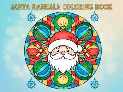 Igra Pobarvanka Santa Mandala spletu