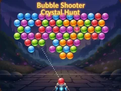 Igra Bubble shooter Iskanje kristalov spletu