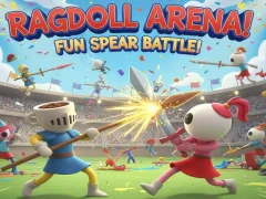 Igra Rag Doll Arena: Zabavna bitka s kopji spletu
