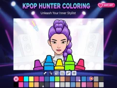 Igra Pobarvanka: K-Pop Hunters spletu