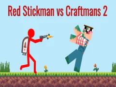 Igra Red Stickman vs Craftsman 2 spletu Igra Red Stickman vs Craftsman 2 spletu