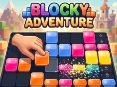 Igra Blocky adventure spletu