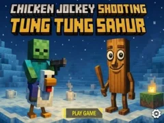 Igra Chicken Jockey Shootout s Tung Tung Sahurjem spletu