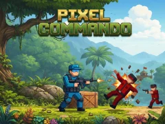 Igra Pixel Commando spletu