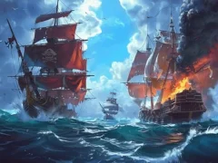 Igra Piratske ladje: zgradite in se borite spletu