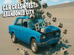 Igra Car Crash Test: Zapuščeno mesto spletu