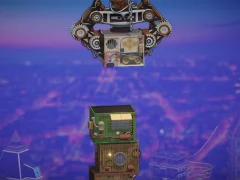 Igra Graditelj stolpov v slogu Steampunk spletu