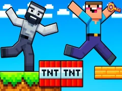 Igra Noob: Parkour triki spletu