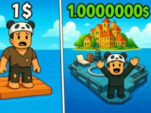 Igra ROBLOX: RAFT spletu