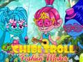 Igra Chibi Troll Modni Ustvarjalec spletu