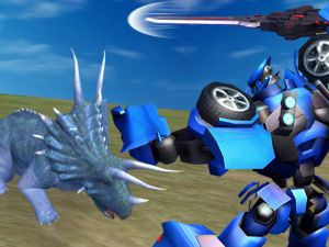 Igra Jurski dinozaver proti robotom spletu