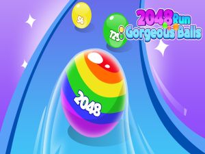 Igra 2048 Izstreli veličastne kroglice spletu