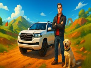 Igra SUV voznik Land Cruiser spletu