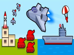 Igra Bomber: 2d zračni udarec spletu