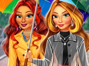 Igra Super Girls: moje obleke za deževen dan spletu