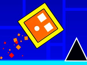 Igra Dash geometrija je odklenjena spletu
