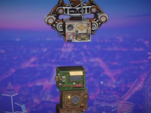 Igra Graditelj stolpov v slogu Steampunk spletu