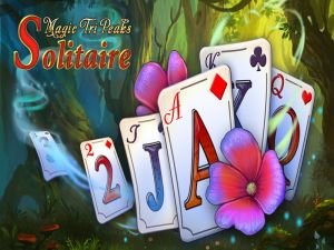 Igra Magic Soitaire: trije vrhovi spletu