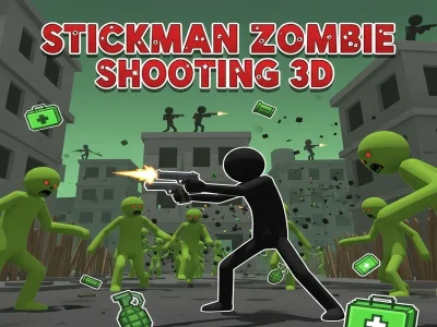 Igra Stickman: Streljanje zombijev 3D spletu Igra Stickman: Streljanje zombijev 3D spletu