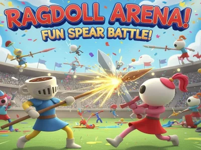 Igra Rag Doll Arena: Zabavna bitka s kopji spletu