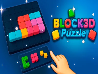 Igra Blok sestavljanka 3D spletu