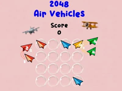 Igra 2048 Zračna vozila spletu