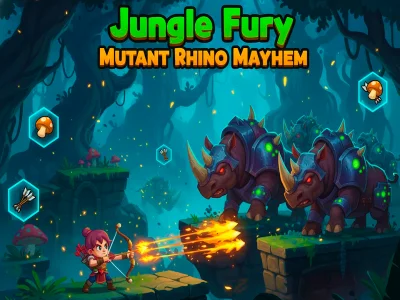 Igra Jungle Fury: Mutant Rhino Chaos spletu