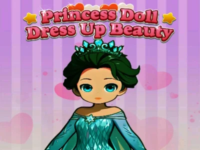 Igra Princesa lutka lepa obleka spletu