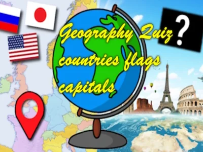 Igra Geografski kviz držav zastave glavnega mesta spletu