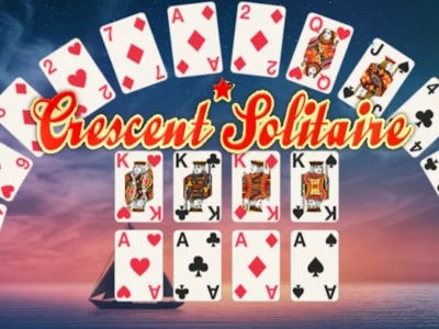 Igra Polmesec Solitaire spletu
