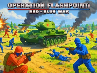 Igra Operation Flashpoint: War of Red and Blue spletu