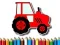 Igra Enostavno barvanje za otroke - Traktor spletu