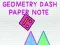 Igra Geometry Dash Papirni Zapisek spletu