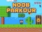 Igra Noob: Parkour 2D spletu