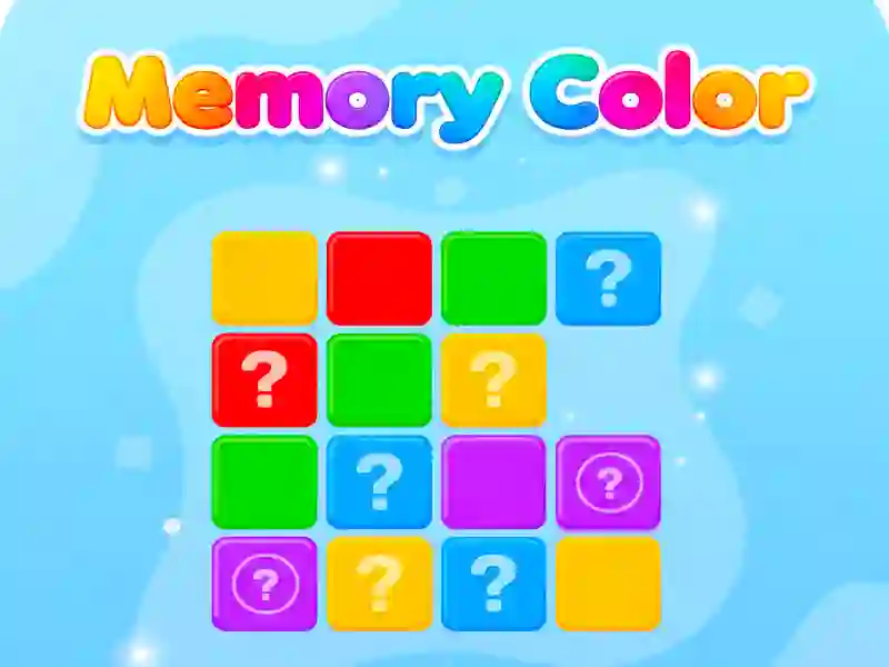 Igra Memory Color spletu