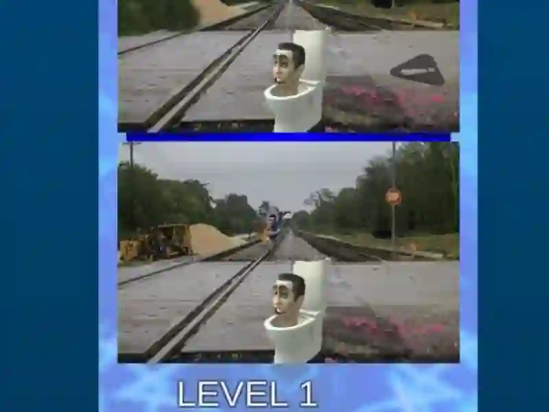 Igra Skibidi stranišče: pet razlik 2 spletu