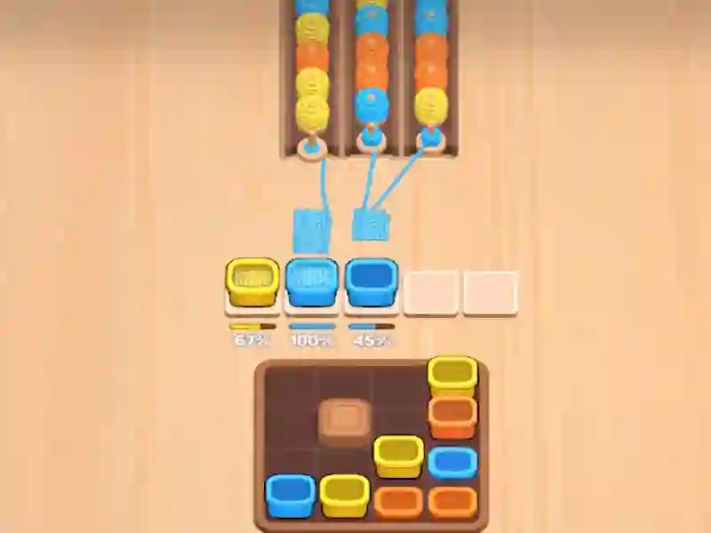 Igra Razvrščanje preje po barvi spletu