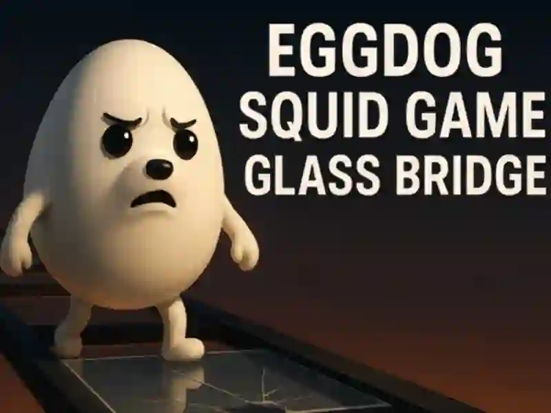 Igra Ovipos v igri v Squid: Glass Bridge spletu