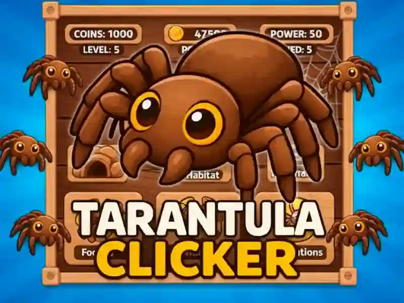 Igra Tarantula kliker spletu