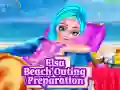 Igra Priprava Elze za plažni izlet spletu