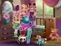 Igra Barbie z dvojčicama spletu