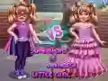 Igra Mala deklica superjunakinja proti princesi spletu Igra Mala deklica superjunakinja proti princesi spletu