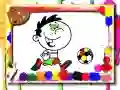 Igra Čas za barvanje nogometa spletu Igra Čas za barvanje nogometa spletu
