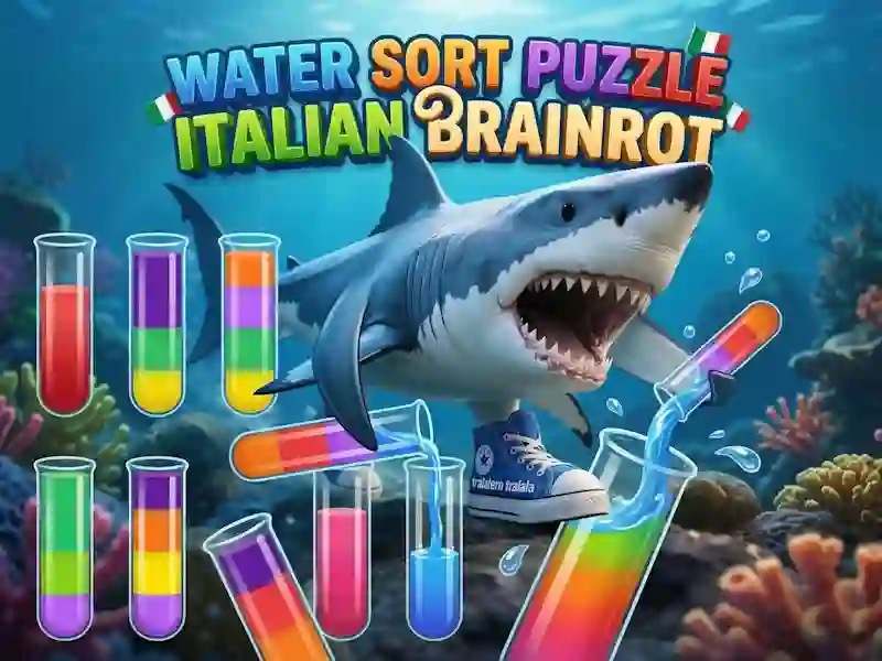 Igra Water Sort Puzzle Italian Brainrot spletu