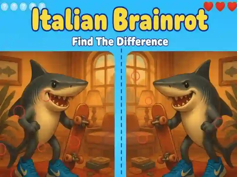 Igra Italijanski Brainrot: Spot the Differences spletu Igra Italijanski Brainrot: Spot the Differences spletu