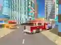 Igra Simulacija vožnje reševalnega tovornjaka v Ognjeni Mesti spletu Igra Simulacija vožnje reševalnega tovornjaka v Ognjeni Mesti spletu