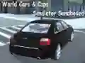 Igra Svetovni Avtomobili in Policisti Simulator v Peskovniku spletu