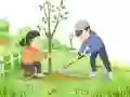 Igra Sestavljanka za Dan dreves spletu Igra Sestavljanka za Dan dreves spletu